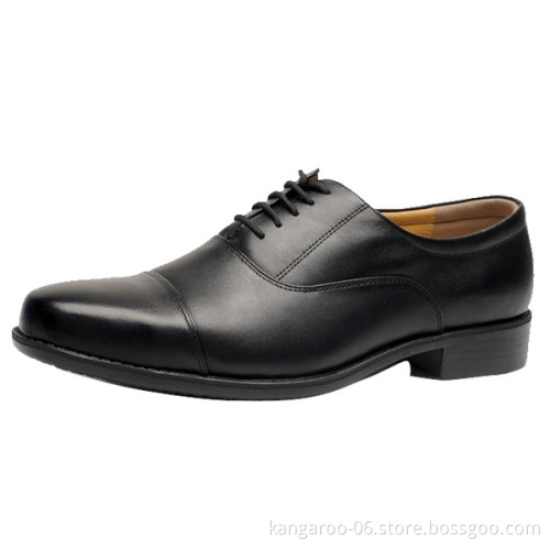 Steel Toe Army Officer Safety Shiny Shoes For Men